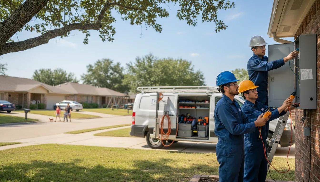 Certified electrician providing emergency electrical services in La Follette, TN